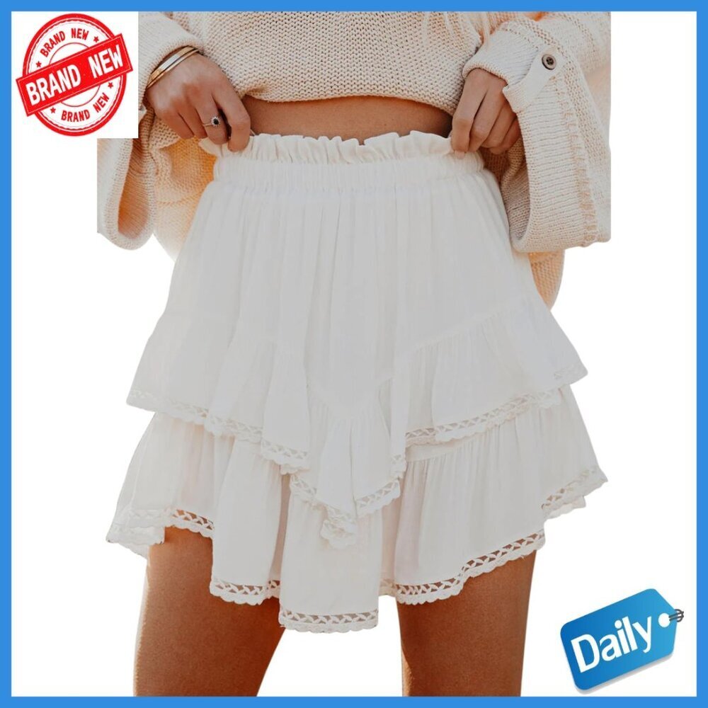 High Waist Skorts Flowy Shorts Active Wear Tennis Golf Casual